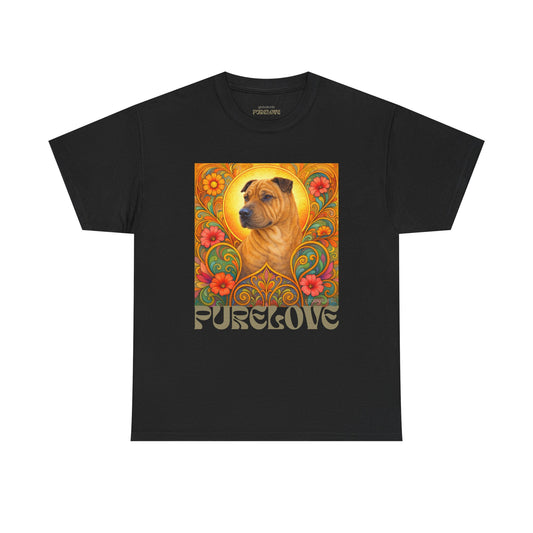Shar Pei Vintage Graphic T-Shirt – Unisex Cotton Tee for Dog Lovers