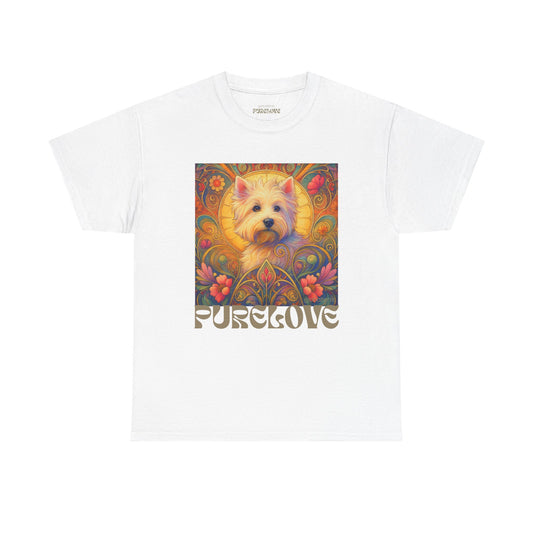 West Highland Terrier (Westie) Vintage Graphic T-Shirt – Unisex Cotton Tee for Dog Lovers