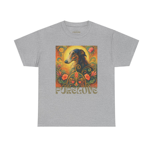 Borzoi Vintage Graphic T-Shirt – Unisex Cotton Tee for Dog Lovers