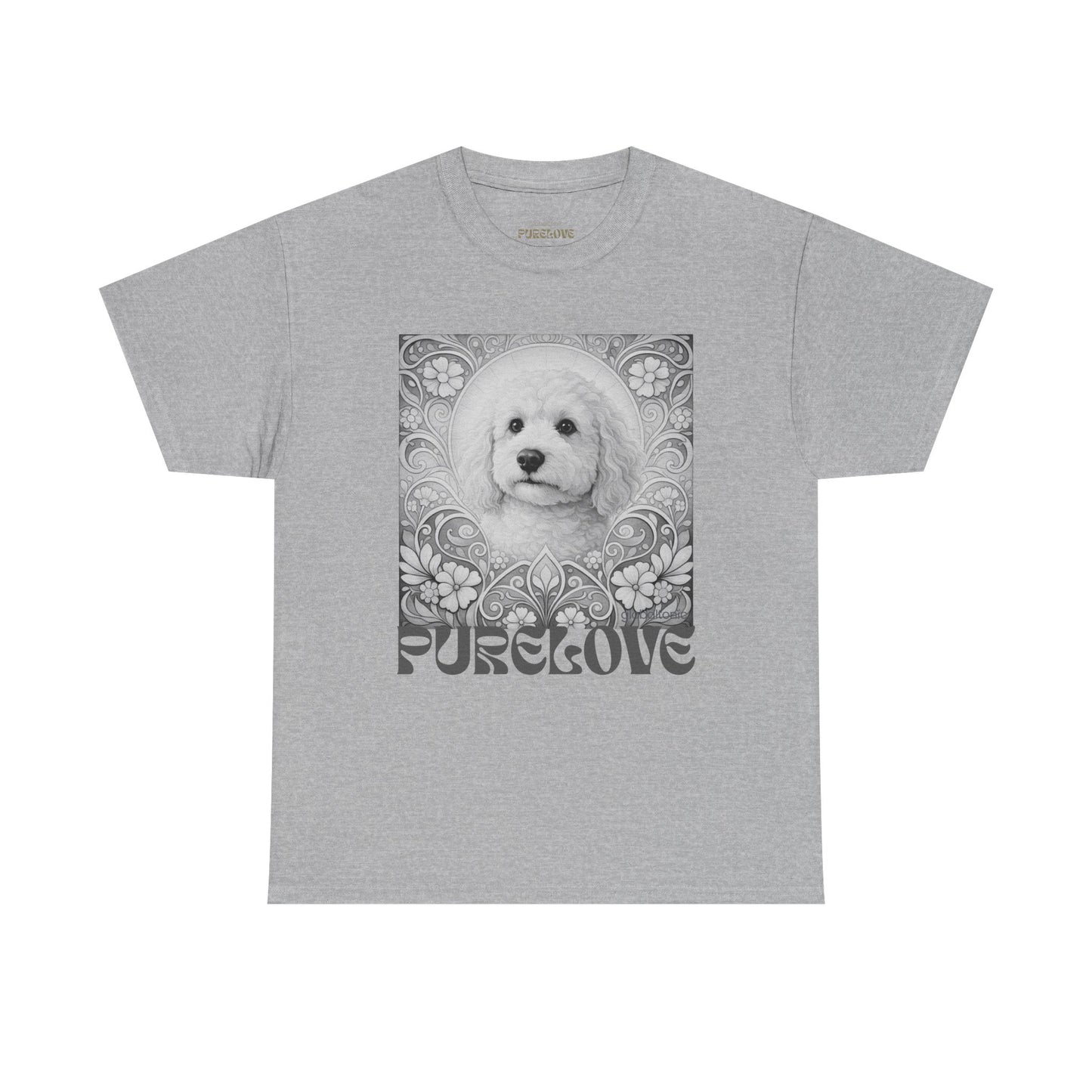 Goldendoodle (Groodle) Vintage Graphic T-Shirt – Unisex Cotton Tee for Dog Lovers (Black & White)