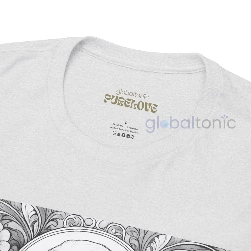Afghan Vintage Unisex Cotton Tee for Dog Lovers (Black & White) T-Shirt