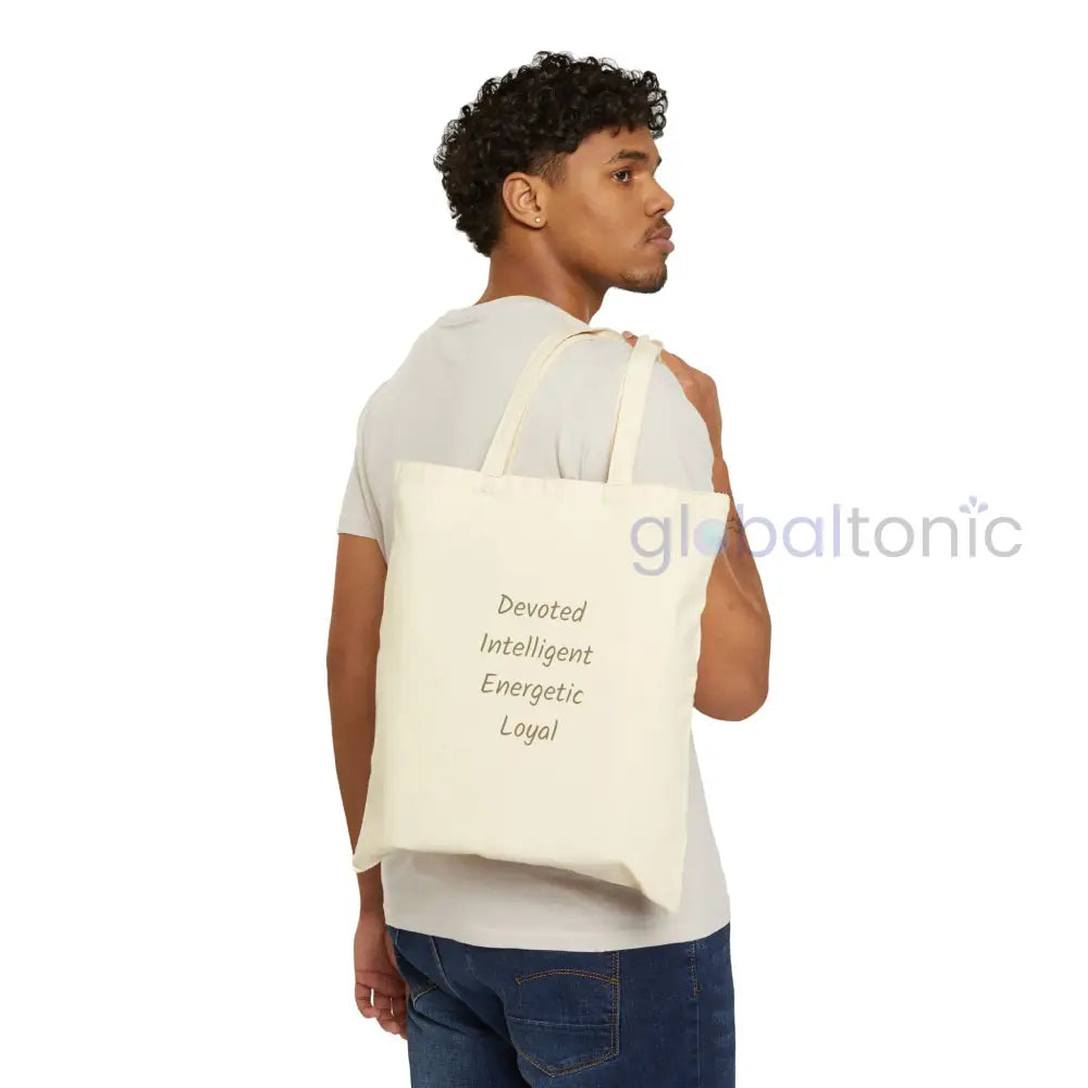 Australian Blue Heeler Vintage Dog-Lovers Cotton Canvas Tote Bag - Unique Artistic Durable Bags