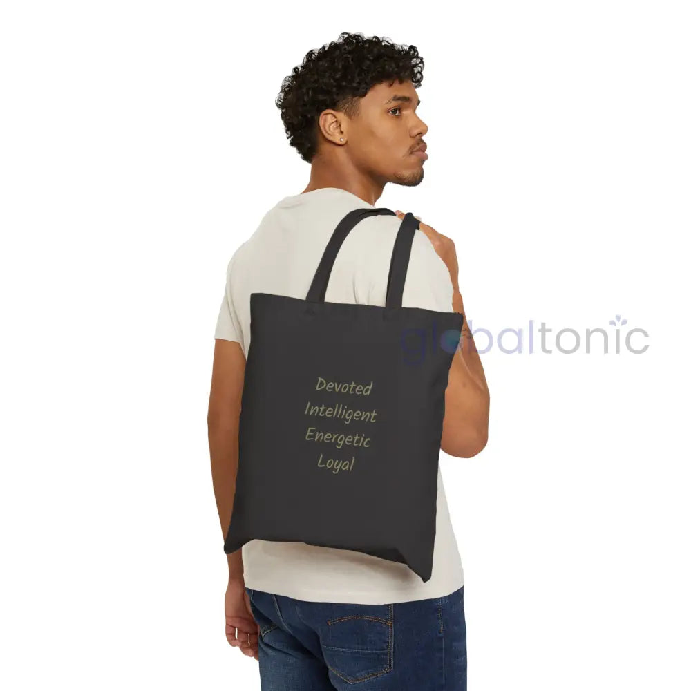 Australian Blue Heeler Vintage Dog-Lovers Cotton Canvas Tote Bag - Unique Artistic Durable Bags