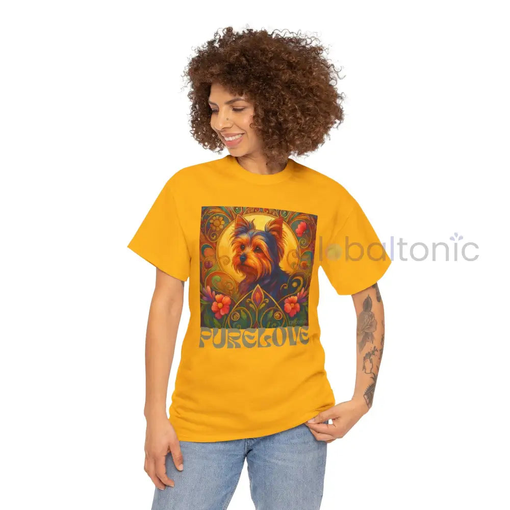 Australian Terrier Vintage Graphic T-Shirt – Unisex Cotton Tee for Dog Lovers T-Shirt
