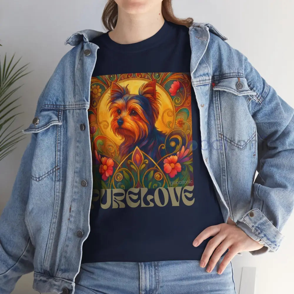 Australian Terrier Vintage Graphic T-Shirt – Unisex Cotton Tee for Dog Lovers T-Shirt