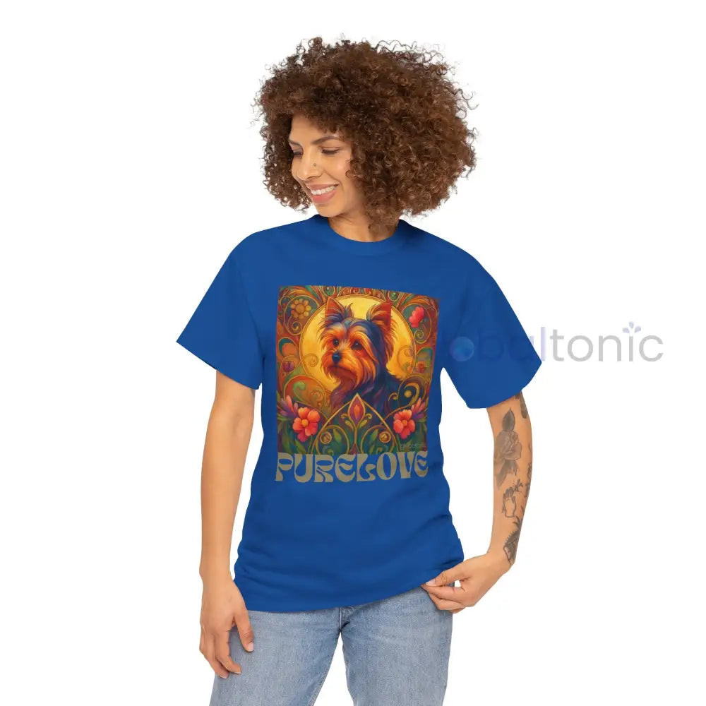 Australian Terrier Vintage Graphic T-Shirt – Unisex Cotton Tee for Dog Lovers T-Shirt