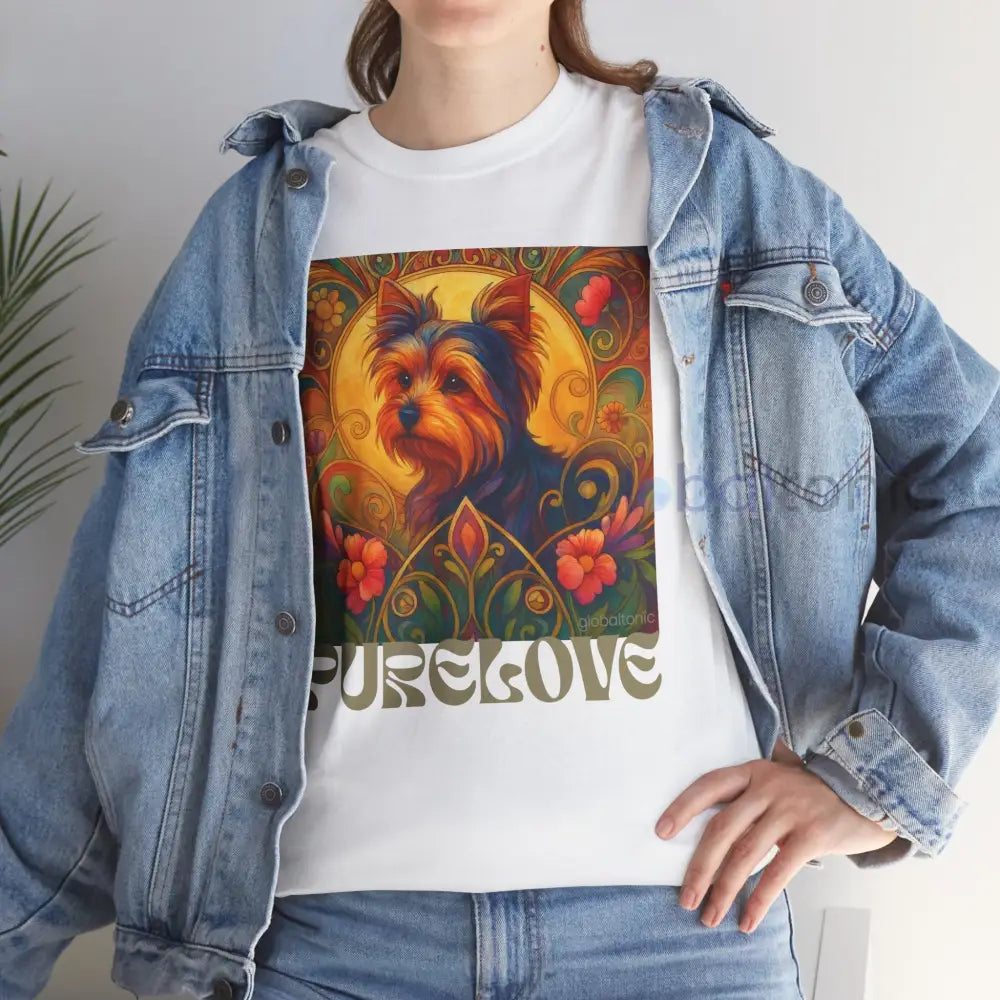Australian Terrier Vintage Graphic T-Shirt – Unisex Cotton Tee for Dog Lovers T-Shirt