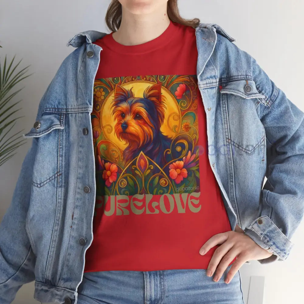 Australian Terrier Vintage Graphic T-Shirt – Unisex Cotton Tee for Dog Lovers T-Shirt