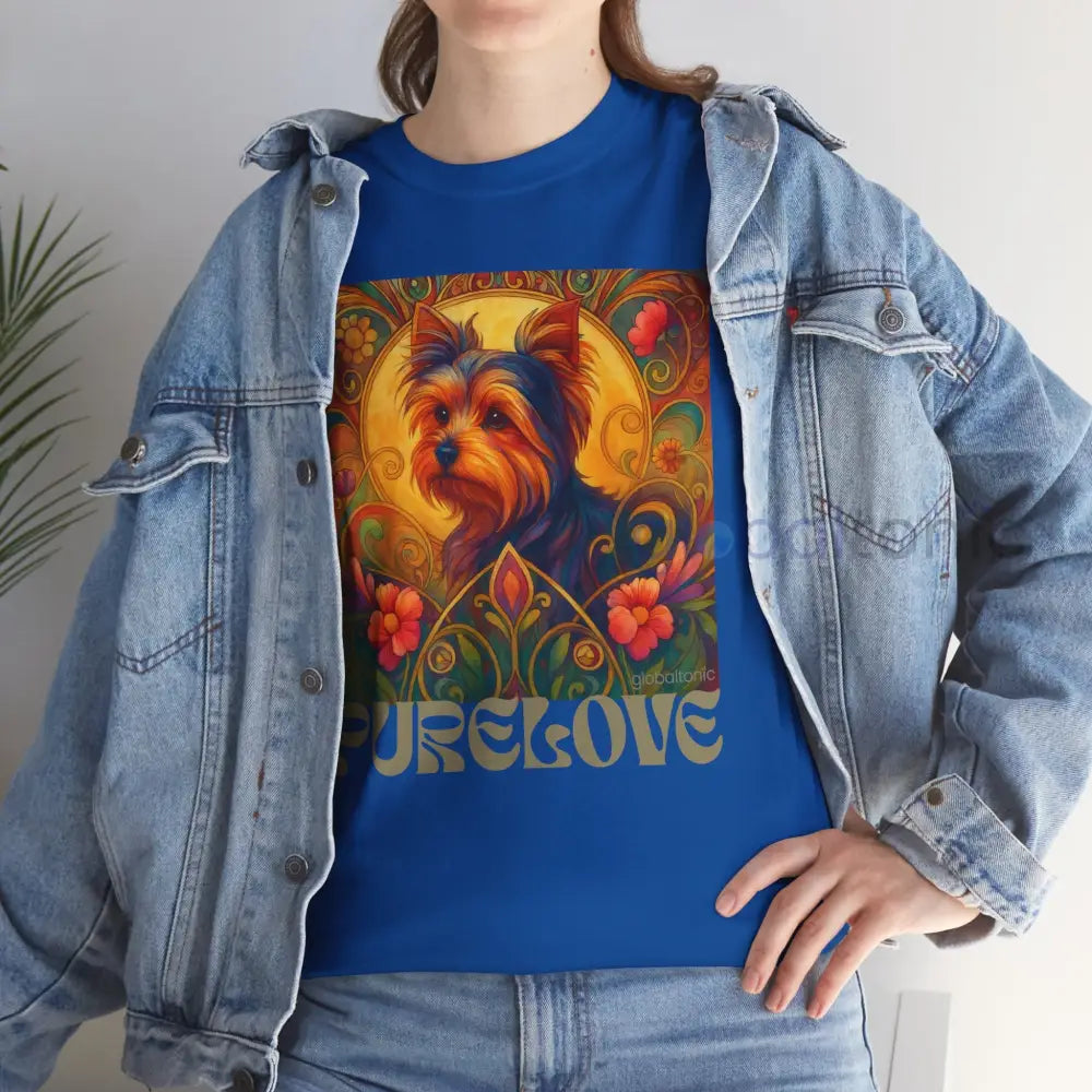 Australian Terrier Vintage Graphic T-Shirt – Unisex Cotton Tee for Dog Lovers T-Shirt