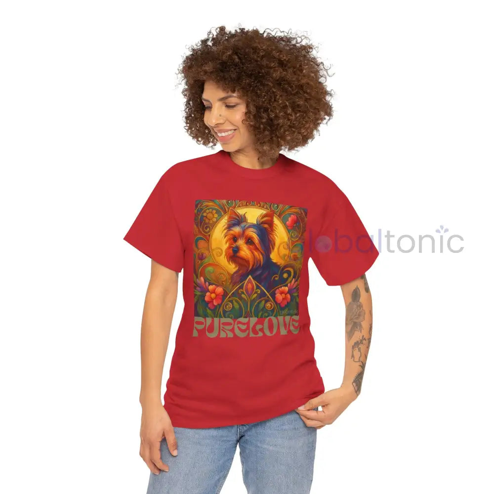 Australian Terrier Vintage Graphic T-Shirt – Unisex Cotton Tee for Dog Lovers T-Shirt