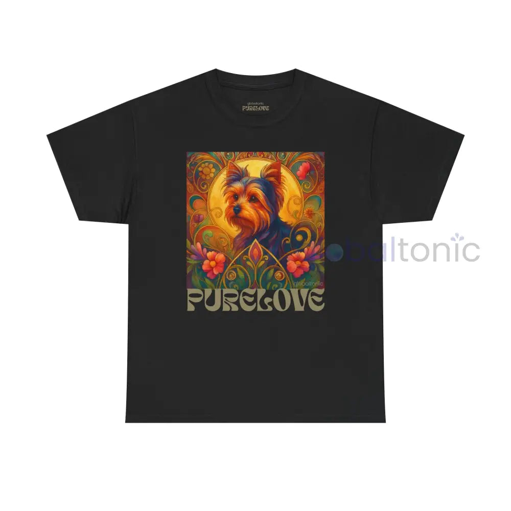 Australian Terrier Vintage Graphic T-Shirt – Unisex Cotton Tee for Dog Lovers Black / S T-Shirt