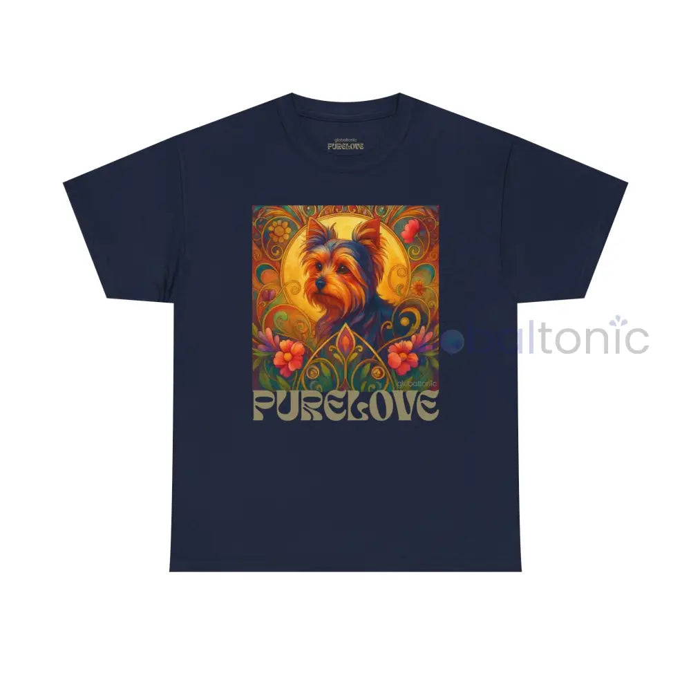 Australian Terrier Vintage Graphic T-Shirt – Unisex Cotton Tee for Dog Lovers Navy / S T-Shirt