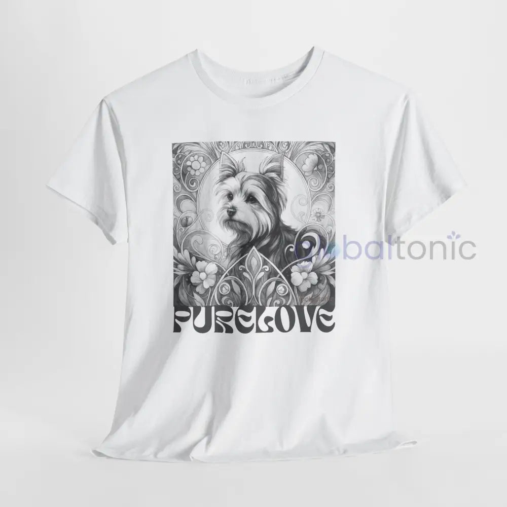Australian Terrier Vintage Unisex Cotton Tee for Dog Lovers (Black & White) T-Shirt