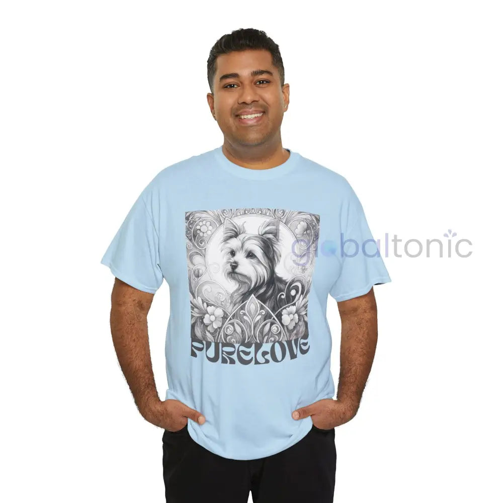 Australian Terrier Vintage Unisex Cotton Tee for Dog Lovers (Black & White) T-Shirt