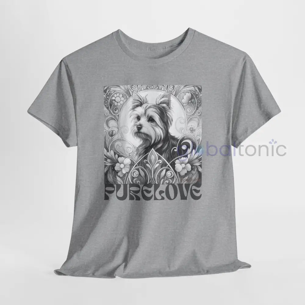 Australian Terrier Vintage Unisex Cotton Tee for Dog Lovers (Black & White) T-Shirt