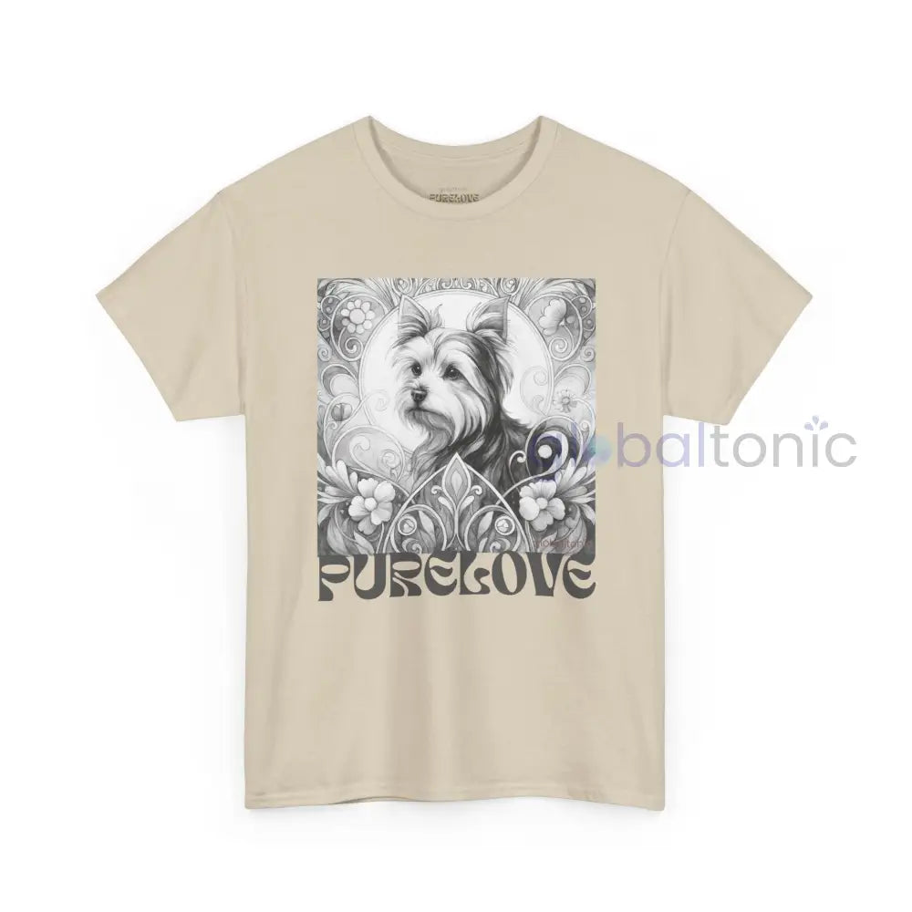 Australian Terrier Vintage Unisex Cotton Tee for Dog Lovers (Black & White) T-Shirt