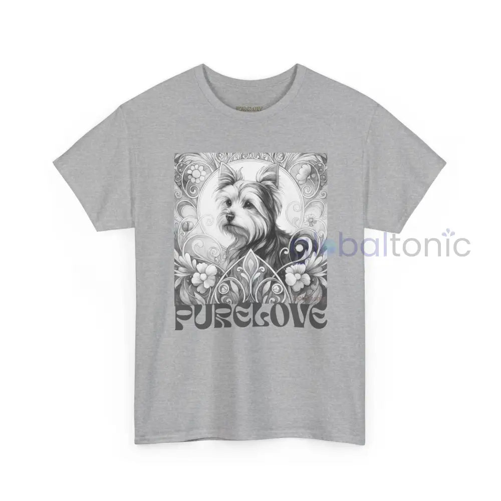 Australian Terrier Vintage Unisex Cotton Tee for Dog Lovers (Black & White) T-Shirt