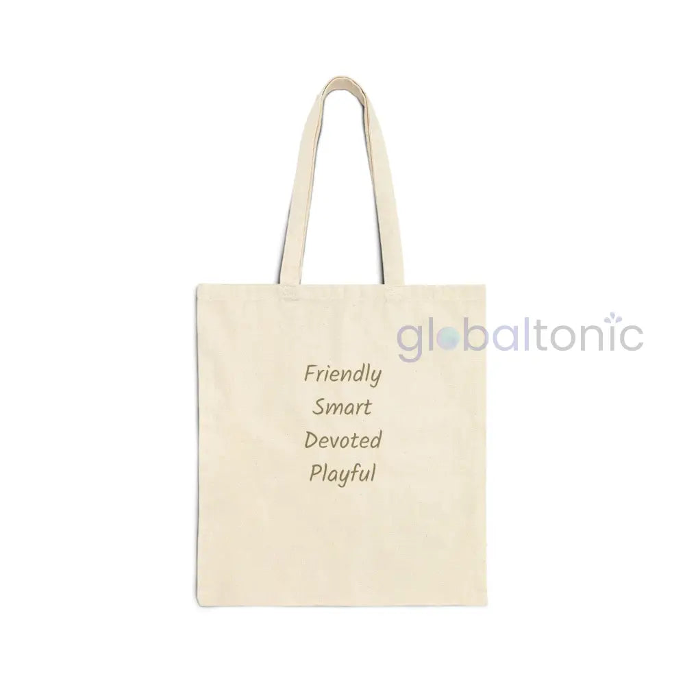 Black Cavoodle Cockapoo Vintage Dog Lovers Cotton Canvas Tote Bag - Unique Artistic Durable Bags