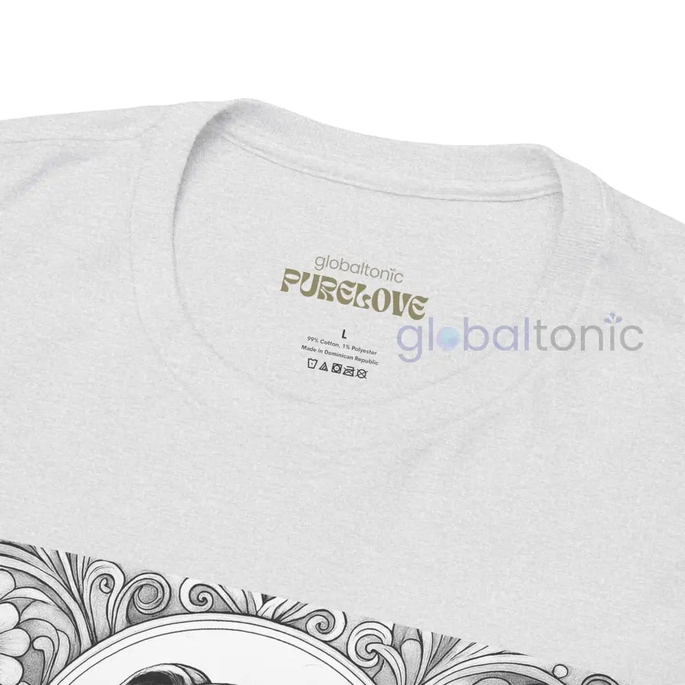 Greyhound Vintage Unisex Cotton Tee for Dog Lovers (Black & White) T-Shirt