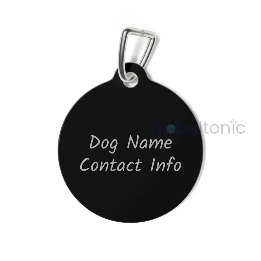 Pug Dog Tag - Vintage Design Gift for Dog Lovers & Pet Owners 1’’ Pets