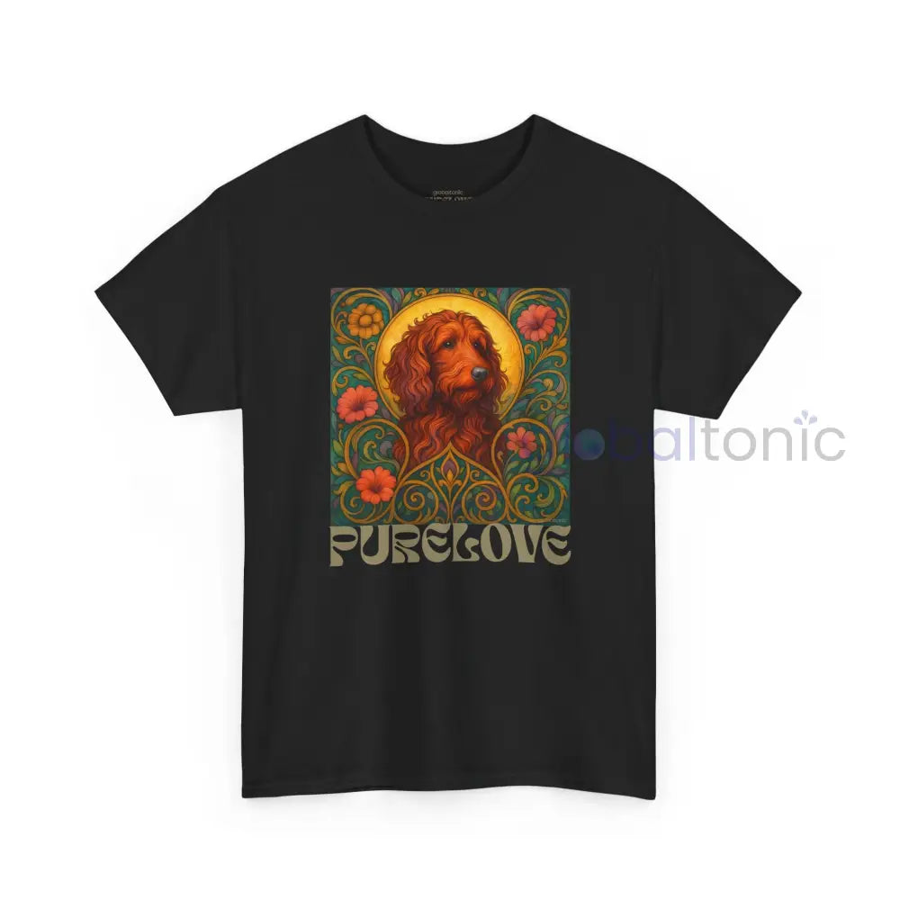 Red Goldendoodle (Groodle) Vintage Graphic T-Shirt – Unisex Cotton Tee for Dog Lovers T-Shirt