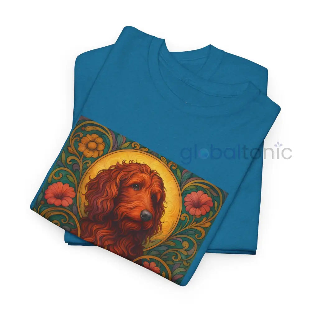 Red Goldendoodle (Groodle) Vintage Graphic T-Shirt – Unisex Cotton Tee for Dog Lovers T-Shirt