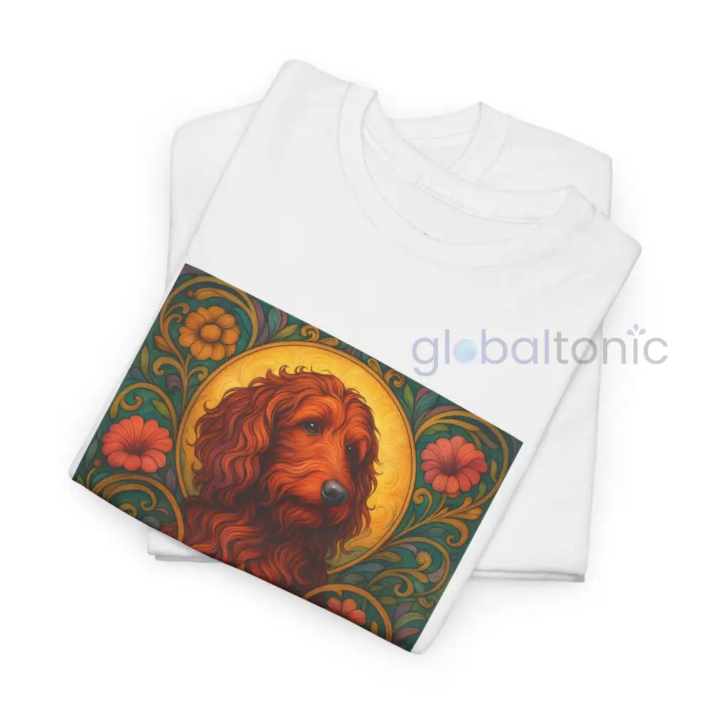 Red Goldendoodle (Groodle) Vintage Graphic T-Shirt – Unisex Cotton Tee for Dog Lovers T-Shirt