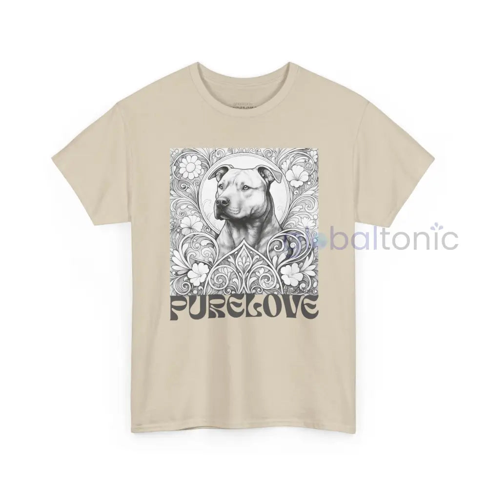 Staffy (Staffordshire) Brindle Bull Terrier Vintage Unisex Cotton Tee for Dog Lovers (Black & White) T-Shirt