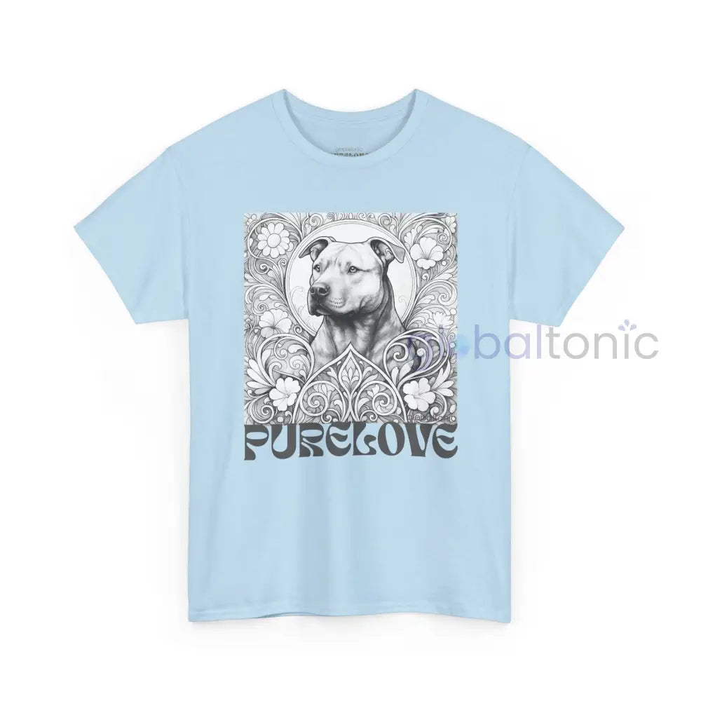 Staffy (Staffordshire) Brindle Bull Terrier Vintage Unisex Cotton Tee for Dog Lovers (Black & White) T-Shirt