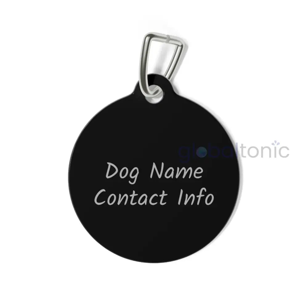 White Poodle Dog Tag - Vintage Design Gift for Dog Lovers & Pet Owners 1’’ Pets