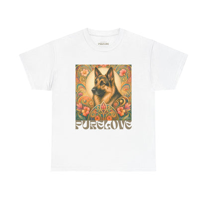 German Shepherd Vintage Graphic T-Shirt – Unisex Cotton Tee for Dog Lovers