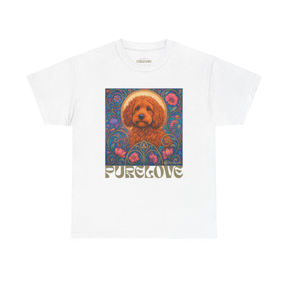 Red Cockapoo (Spoodle) Vintage Graphic T-Shirt – Unisex Cotton Tee for Dog Lovers