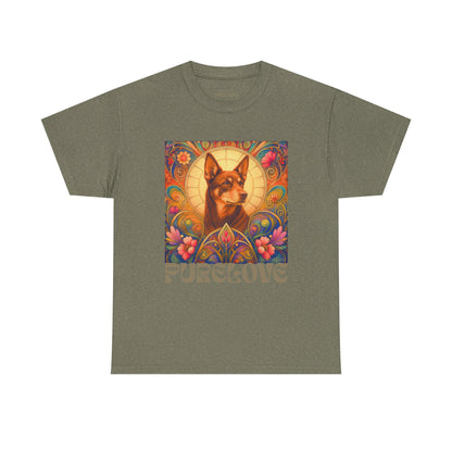 Kelpie Brown Vintage Graphic T-Shirt – Unisex Cotton Tee for Dog Lovers