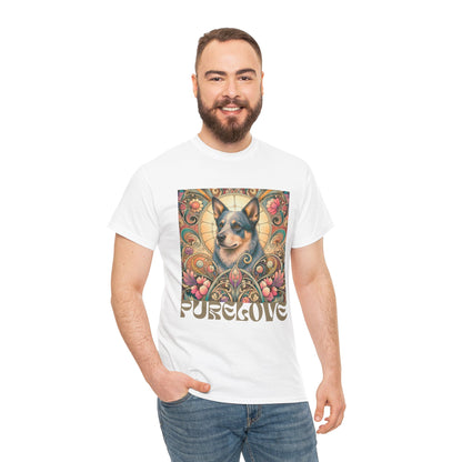 Australian Blue Heeler Vintage Graphic T-Shirt – Unisex Cotton Tee for Dog Lovers