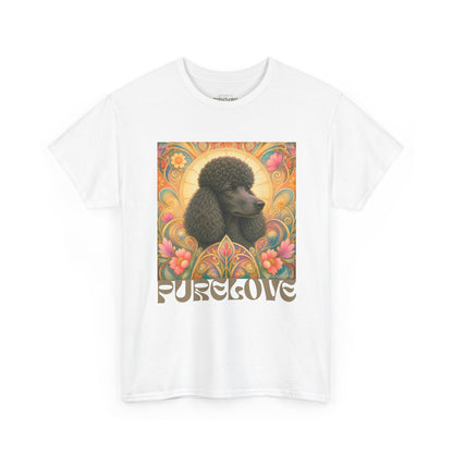 Poodle Black Vintage Graphic T-Shirt – Unisex Cotton Tee for Dog Lovers