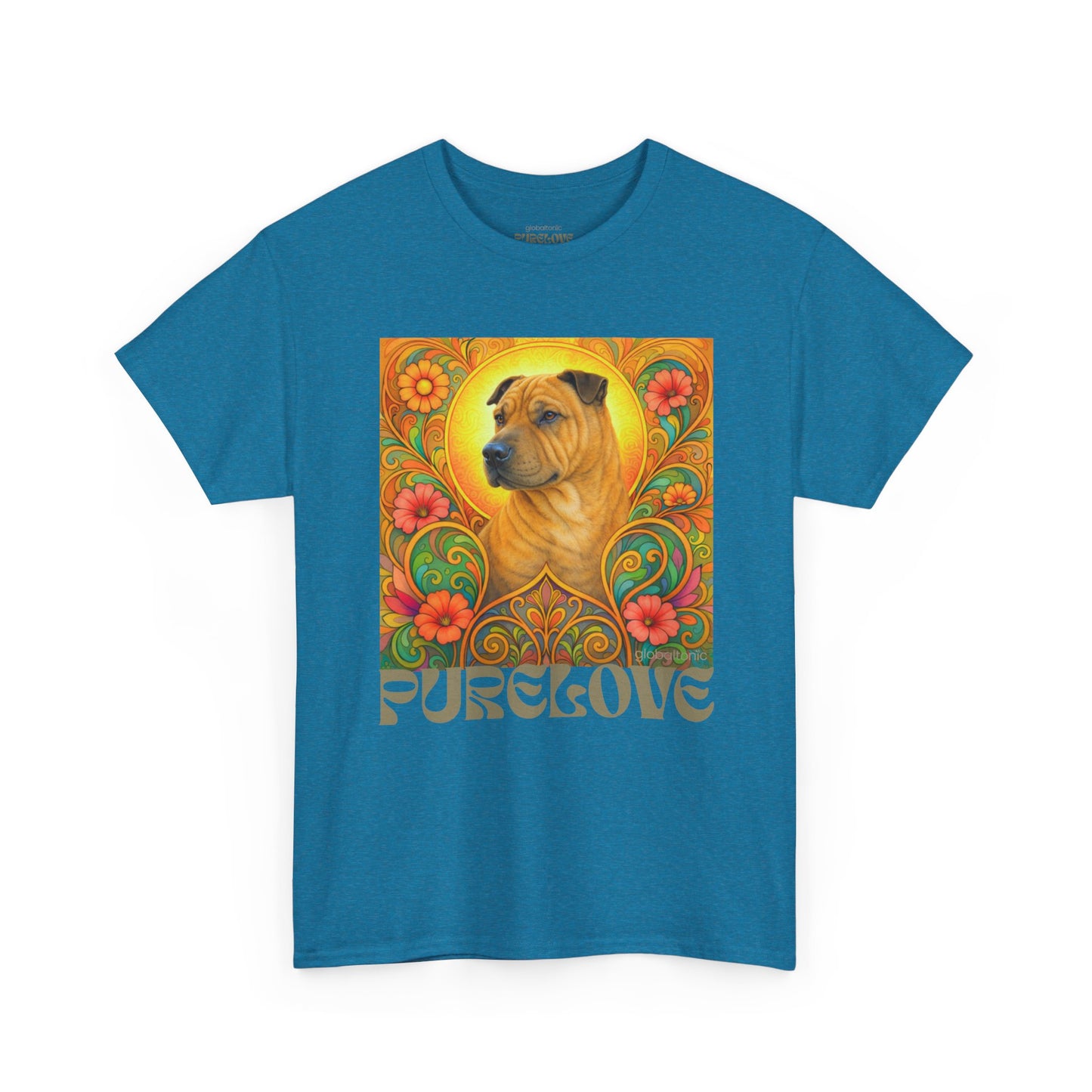 Shar Pei Vintage Graphic T-Shirt – Unisex Cotton Tee for Dog Lovers