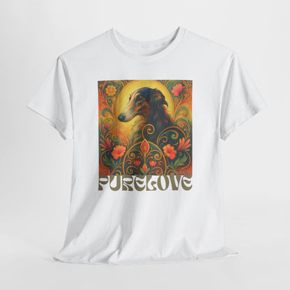 Borzoi Vintage Graphic T-Shirt – Unisex Cotton Tee for Dog Lovers