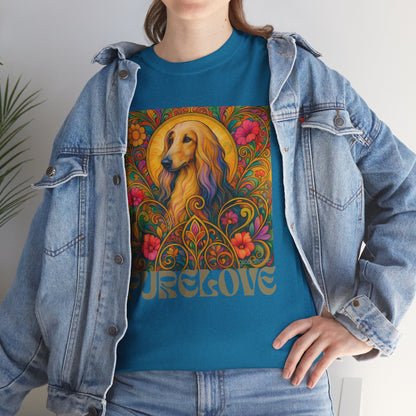 Afghan Vintage Graphic T-Shirt – Unisex Cotton Tee for Dog Lovers