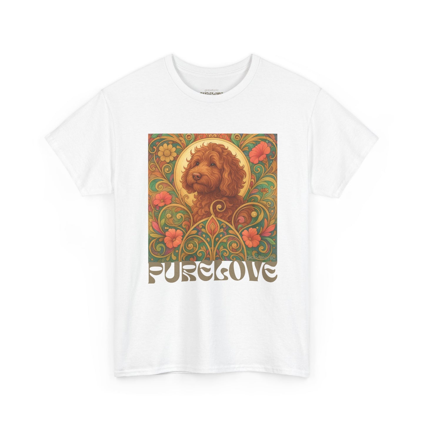 Red Cavapoo (Cavoodle) Vintage Graphic T-Shirt – Unisex Cotton Tee for Dog Lovers