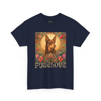 Kelpie Brown Vintage Graphic T-Shirt – Unisex Cotton Tee for Dog Lovers