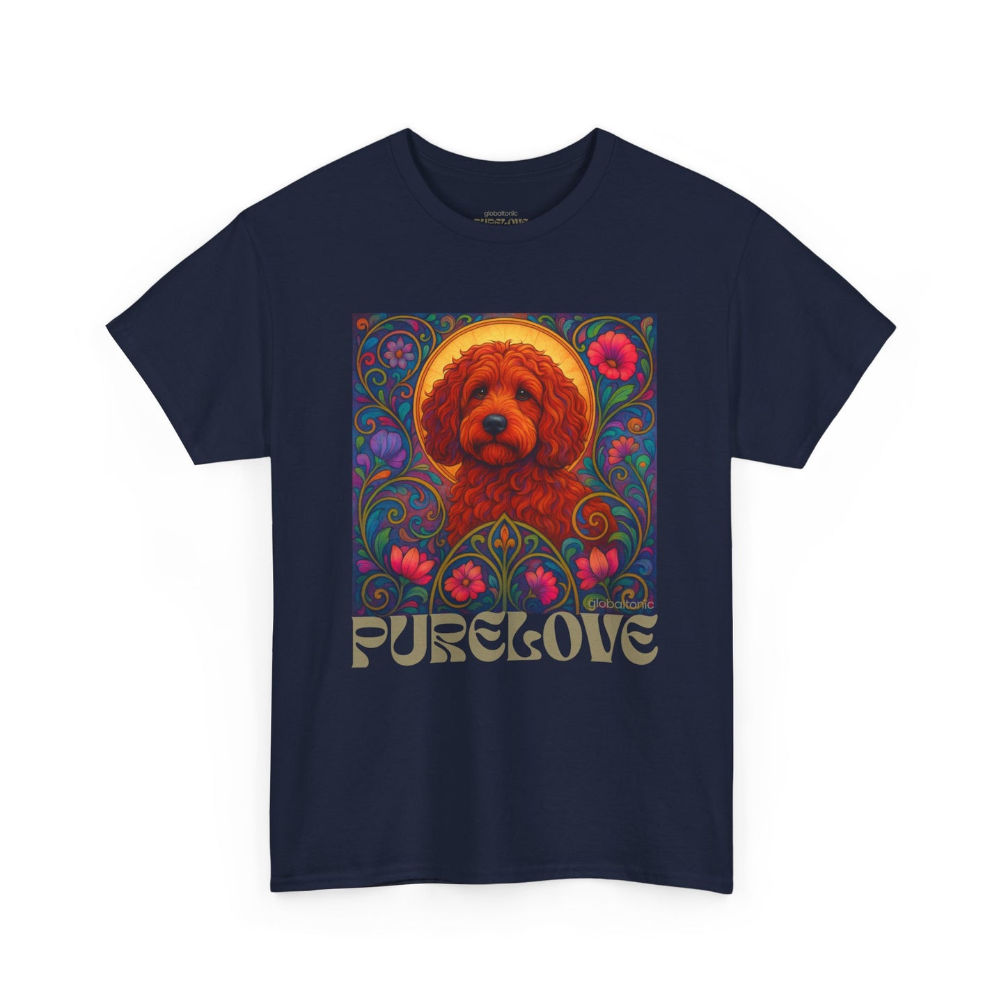 Red Cockapoo (Spoodle) Vintage Graphic T-Shirt – Unisex Cotton Tee for Dog Lovers