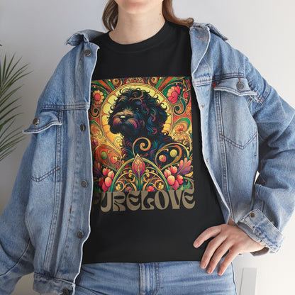 Black Cavapoo (Cavoodle) Vintage Graphic T-Shirt – Unisex Cotton Tee for Dog Lovers