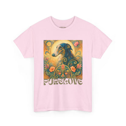 Borzoi Vintage Graphic T-Shirt – Unisex Cotton Tee for Dog Lovers