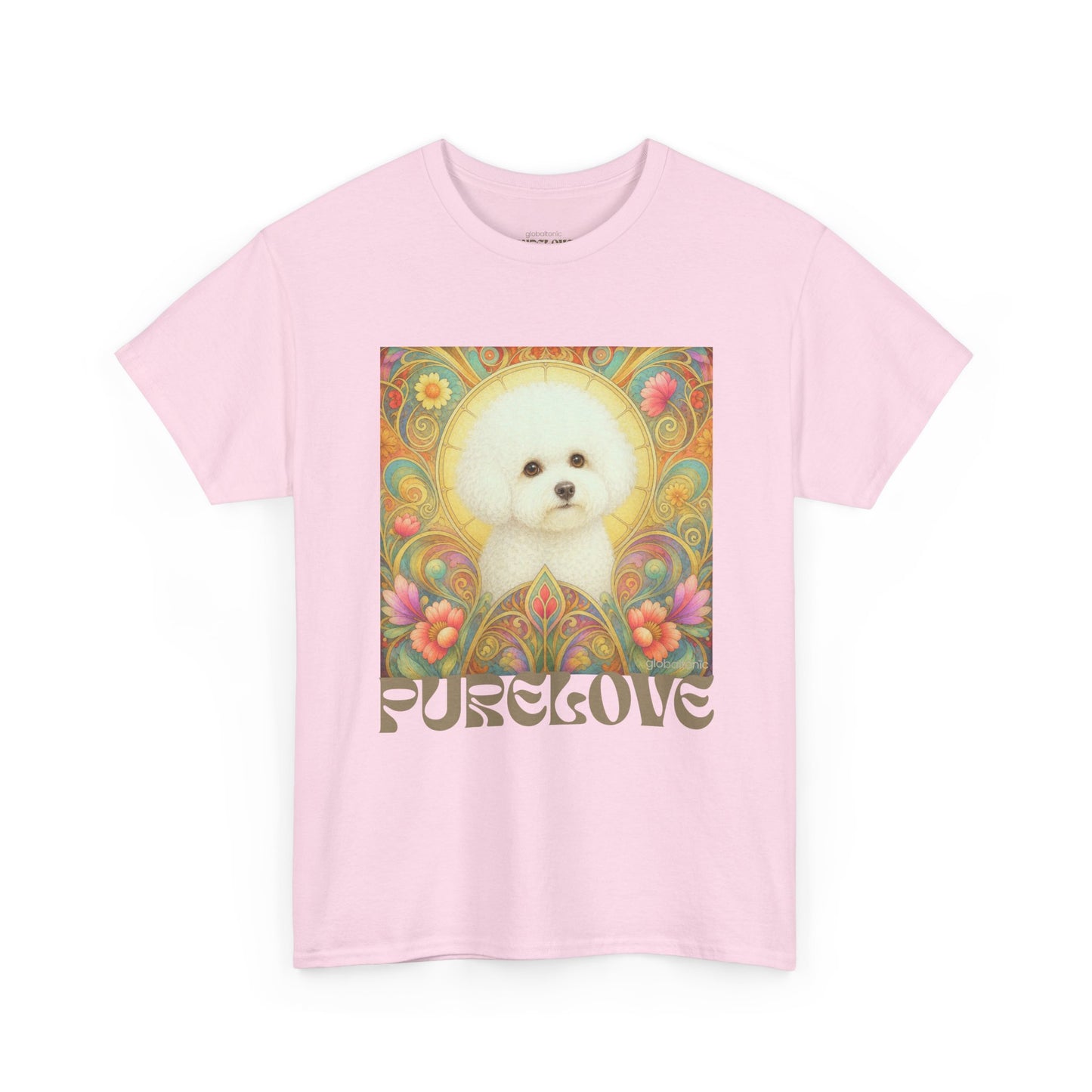 Bichon Frise Vintage Graphic T-Shirt – Unisex Cotton Tee for Dog Lovers