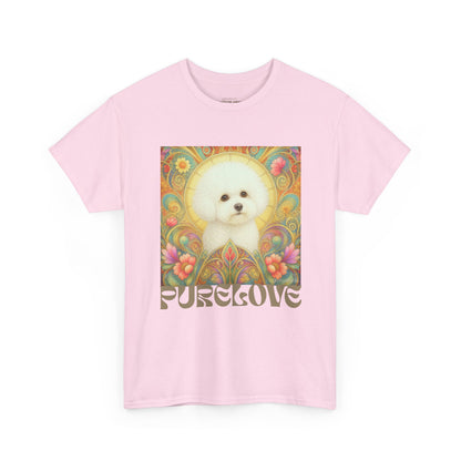 Bichon Frise Vintage Graphic T-Shirt – Unisex Cotton Tee for Dog Lovers