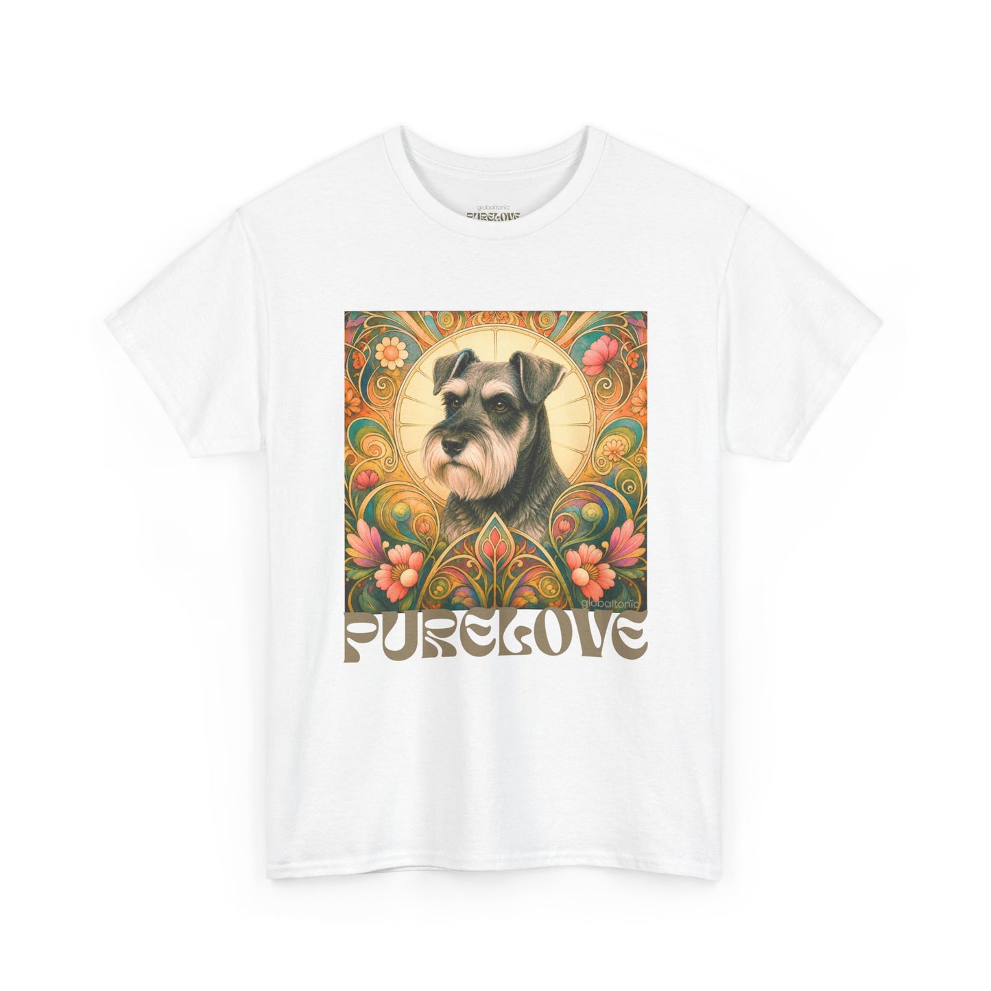 Schnauzer Vintage Graphic T-Shirt – Unisex Cotton Tee for Dog Lovers