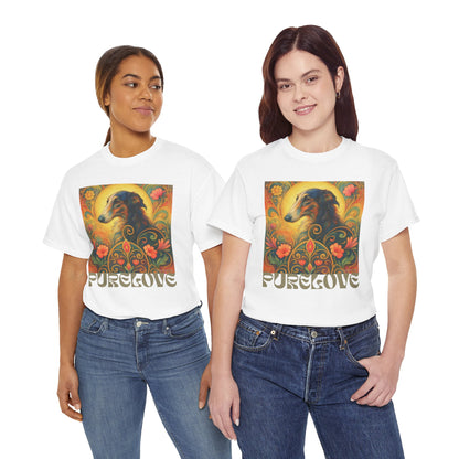 Borzoi Vintage Graphic T-Shirt – Unisex Cotton Tee for Dog Lovers