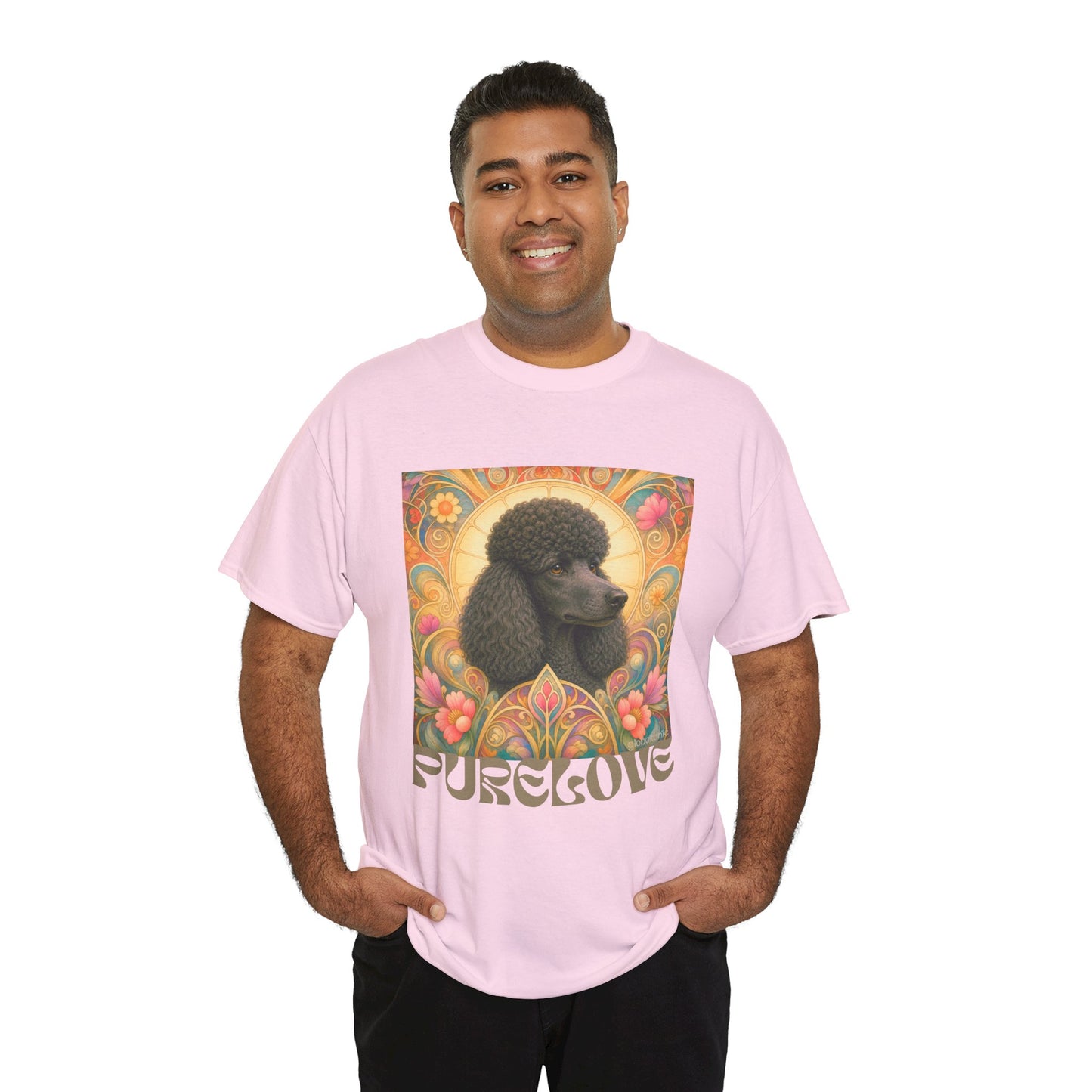 Poodle Black Vintage Graphic T-Shirt – Unisex Cotton Tee for Dog Lovers
