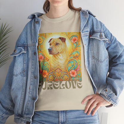 Shar Pei Vintage Graphic T-Shirt – Unisex Cotton Tee for Dog Lovers