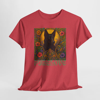 Black Kelpie Vintage Graphic T-Shirt – Unisex Cotton Tee for Dog Lovers